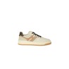 Calzature sneakers Avorio  tomaia in pelle liscia